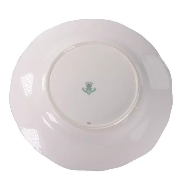 Coalport Batwing Dinner Plates 12 for Thomas Goode London 25.5 cm Circa 1920 - Image 5
