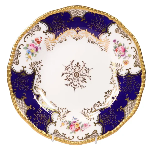 Coalport Batwing Plates 12 for Thomas Goode London 23 cm Circa 1920 - Image 3