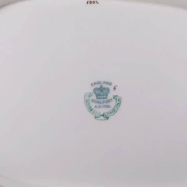 Coalport Batwing Meat Platter Service Plates 5 Thomas Goode London Circa 1920 - Image 7