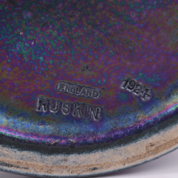 Ruskin Pottery Kingfisher Lustre Vase h38cm Circa 1924