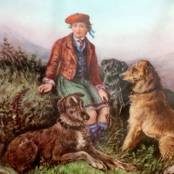 Young Ghillie James Hardy Coalport Porcleain James Rouse L32cm Circa 1871