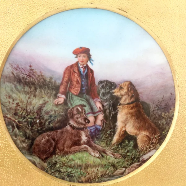 Young Ghillie James Hardy Coalport Porcleain James Rouse L32cm Circa 1871