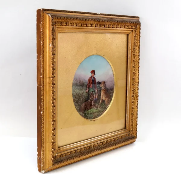 Young Ghillie James Hardy Coalport Porcleain James Rouse L32cm Circa 1871