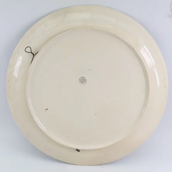 Minton Arts Crafts Kensington Gore Charger White Geese L43cm Circa 1871