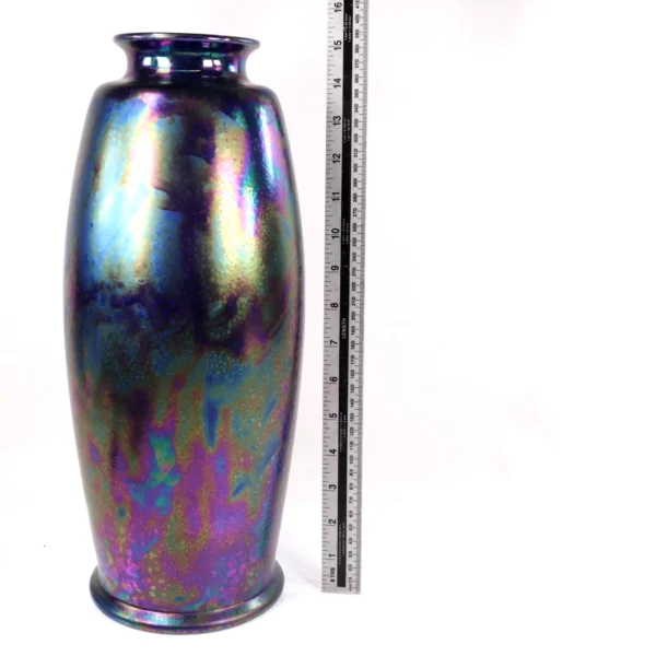Ruskin Pottery Kingfisher Lustre Vase h38cm Circa 1924